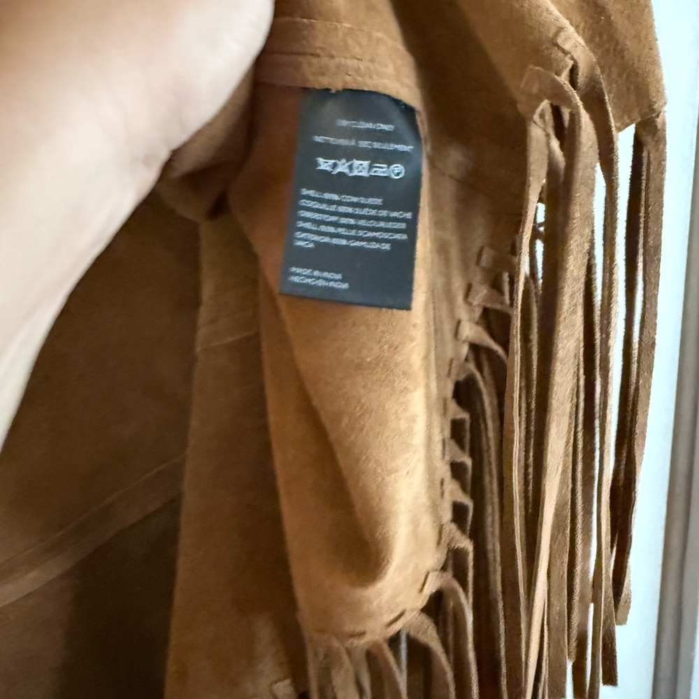Free People Fire Nights Suede Shawl - Picture 5 of 8